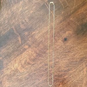 Gorgeous mirrored box chain 14k yellow gold